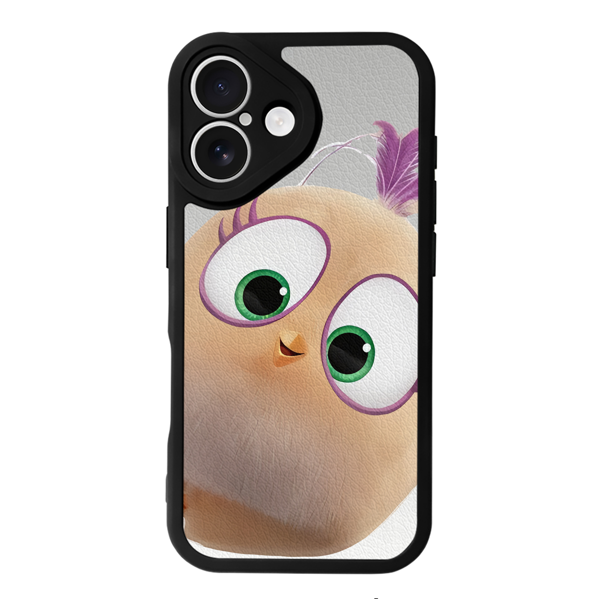（画像用） Angry Birds アングリーバード 【iPhone 16シリーズ対応】シリコンスマホケース（レザー調） 材質：シリコン